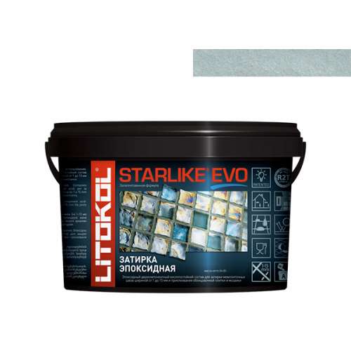 Эпоксидная затирочная смесь STARLIKE EVO, ведро, 2,5 кг, Оттенок S.400 Verde Salvia – ТСК Дипломат